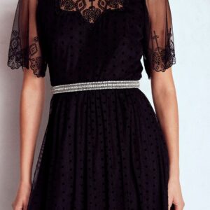 Boden Cream Embellished Belt
