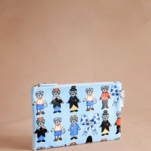 Cath Kidston Blue London Dogs Zip-Up Purse